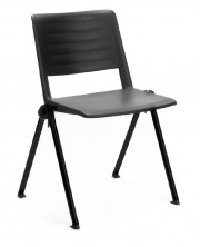Reload 4 Leg Visitor Chair. Plastic Seat And Back. Black, Red, White, Green, Blue